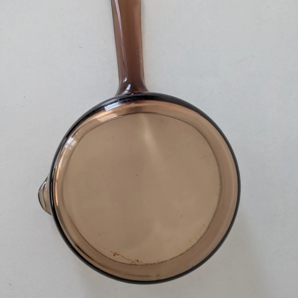 Corningware Pyrex Vision Amber Pot 1L Vintage USA - Picture 5 of 6